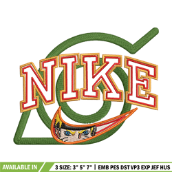 Nike konoha logo embroidery design, Naruto embroidery, Nike design,Embroidery shirt, Embroidery file, Digital download
