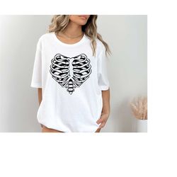 Rib Cage Shirt, Skeleton Valentines Day Shirt, Skeleton valentine's day Shirt, valentine's day skeleton Shirt, Romantic