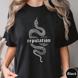 Reputation Snake Shirt, Trending Unisex Tee Shir, Music Lover Tee, Music Fan Lover Shirt, Unique Shirt Gift For Fan, Swe