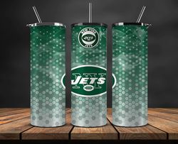 NY Jets Tumbler Wrap , Football Wraps, Nfl Smoke Tumbler Wrap