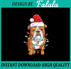 English Bulldog Christmas Tree PNG/ Xmas Gifts / Merry Christmas PNG / Happy Holidays / Santa Claus PNG Sublimation