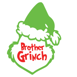 Brother Grinch SVG, The Grinch Svg, Grinch Christmas Svg, Grinch Face Svg Digital Download