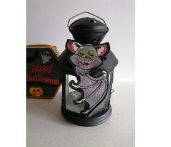 Machine Embroidery Design  Flying vampire cat toy(design and master class)