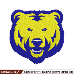 Northern Colorado Bears embroidery design, Northern Colorado Bears embroidery, logo Sport embroidery, NCAA embroidery.