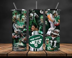 NY Jets Sports Tumbler, 32 Team Football Tumbler Png Design, Nfl Tumbler Wrap 26