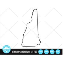 New Hampshire Outline SVG Files | New Hampshire Cut Files | United States of America Vector Files | New Hampshire Vector