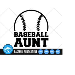 Baseball Aunt SVG Files | Baseball Aunt Cut Files | Softball Vector Files | Baseball Vector | Baseball Clip Art