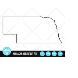 Nebraska Outline SVG Files | Nebraska Cut Files | United States of America Vector Files | Nebraska Vector | Nebraska Map