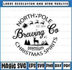 North Po-le Bre-wing Co svg, Christmas svg, Christmas sign svg, North Po-le Hot Chocolate svg, jpg, png, Instant Downloa