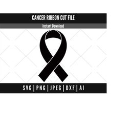 cancer ribbon svg files | cancer ribbon cut files | cancer ribbon vector files | cancer ribbon silhouette | cancer ribbo