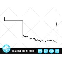 Oklahoma Outline SVG Files | Oklahoma Cut Files | United States of America Vector Files | Oklahoma Vector | Oklahoma Map