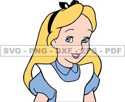 Alice in Wonderland Svg, Alice Svg, Cartoon Customs SVG, EPS, PNG, DXF 45