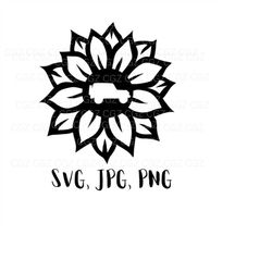 Sunflower Off Road SVG/Girl Off Road SVG/Off Road Sunflower Svg/Sunflower svg/png/JPEG/Outdoor/Offroad/Mountains/Cricut/
