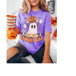 Comfort Colors In My Spooky Era Halloween Shirt, Spooky Season Shirt, Spooky Shirt, Retro Halloween Tshirt, Halloween Te