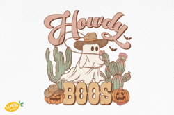 Western Halloween Howdy Boos Sublimation