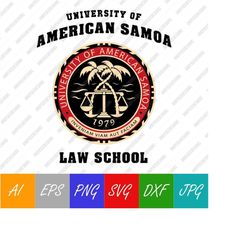 university of american samoa law school logo from better call saul vector digital download svg, ai, eps, png, jpeg, dxf