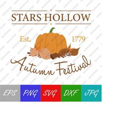 Gilmore Girls SVG, Stars Hollow Autumn Festival, Fall Festival, Town Square, Vector Digital Download SVG, EPS, Png, Jpeg