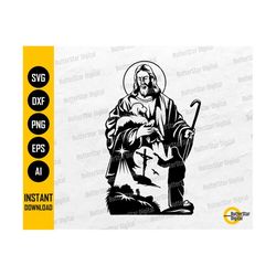 Life And Death Of Jesus Christ SVG | Religious Christian Faith | Cricut Cut File Silhouette Printable Clip Art Vector Di
