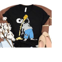 The Simpsons Homer Skeleton Beer Treehouse of Horror T-Shirt, The Simpsons Family Birthday,Disneyland Family Matching Ou