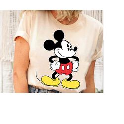 Disney Classic Mickey Mouse Mickey And Friends Shirt, Mickey Mouse Portrait Shirt, Magic Kingdom, Disneyland Trip Family