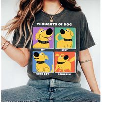 Disney Pixar Up Dug Thoughts Of Dog Expressions Box Up T-Shirt, Up Movie Shirt, Disneyland Trip Family Matching Outfits,
