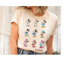 Disney Mickey And Friends Minnie Mouse Through The Years Shirt, Minnie Mouse Shirt, Magic Kingdom Shirt, Disneyland Trip