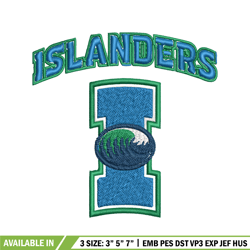 Texas A&M CC Islanders embroidery design, Texas A&M CC Islanders embroidery, logo Sport embroidery, NCAA embroidery.