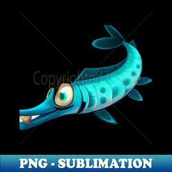 Cute Barracuda Drawing - Signature Sublimation PNG File - Instantly Transform Your Sublimation Projects