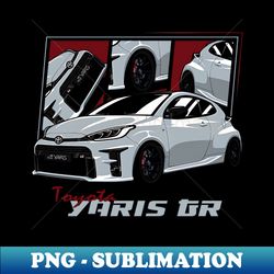 Toyota GR Yaris JDM Car - PNG Transparent Digital Download File for Sublimation - Get Trendy with Matt and Abby