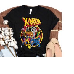 Marvel X-Men Animated Series Retro 90s T-Shirt, Disneyland Trip Family Outfits, Disneyland Family Party Gift 2023, Disne