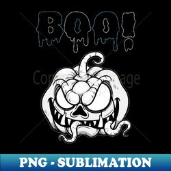 Terrifying Pumpkin with a Startling BOO A Spine-Chilling Surprise - Special Edition Sublimation PNG File - Unleash Your Creative Barbie Style