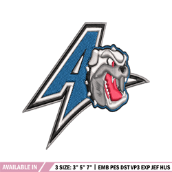 UNC Asheville Bulldogs embroidery, UNC Asheville Bulldogs embroidery, logo Sport, Sport embroidery, NCAA embroidery.