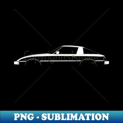 Mazda RX-7 SA Silhouette - Trendy Sublimation Digital Download - Perfect for Personalization