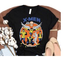 Marvel Original X-Men Mutants Classic Retro Comic T-Shirt, Marvel Comics Tee, Disneyland Family Party Gift, Disneyland T