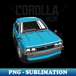 Corolla KE70 - Decorative Sublimation PNG File - Instantly Transform Your Sublimation Projects