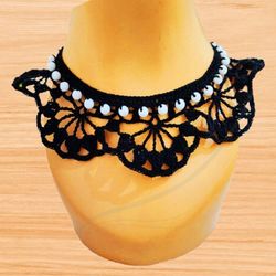 Unique Crochet Necklace & Collar Patterns - Easy, Handmade, Stylish, and Printable for Beginners, crochet collar pattern