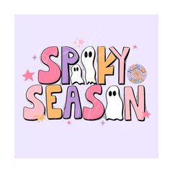 Spooky Season PNG-Halloween Sublimation Digital Design Download-ghost png, cute ghost png, girly halloween png, hallowee