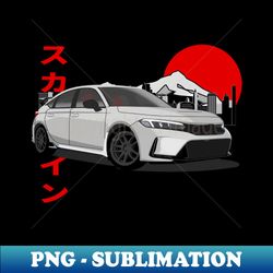 Honda Civic fl5 Retro Style - Artistic Sublimation Digital File - Transform Your Sublimation Creations