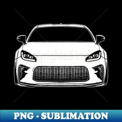 White Toyota RG86 Sketch Art - Signature Sublimation PNG File - Elevate Your Sublimation Game with Stunning PNG Files