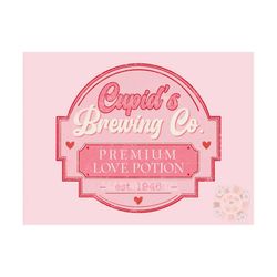 Cupids Brewing Company PNG-Valentines Day Sublimation Digital Design Download-boho vday png, love sublimation, png for w
