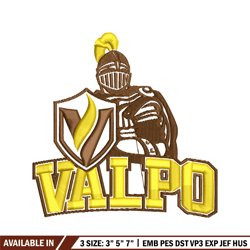 Valparaiso Crusaders embroidery design, Valparaiso Crusaders embroidery, logo Sport, Sport embroidery, NCAA embroidery.