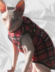 cat clothes,sphynx clothes,cat sweater,sphynx sweater, fleece clothing for cats