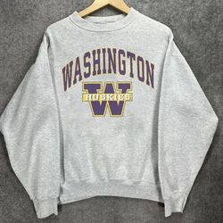 Vintage University of Washington Huskies Shirt, Washington Huskies Sweatshirt