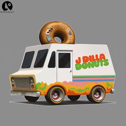 a Donuts Van PNG, Digital Download
