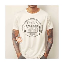 Dad's Bar and Grill SVG-Daddy Cricut Cut File Digital Design Download-funny dad svg, png for dads, grill out svg, svg fo