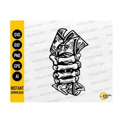 Skeleton Hand Money SVG | Cash SVG | Dollar Bills SVG | Cricut Cutting File Silhouette Cameo Clip Art Vector Digital Dow