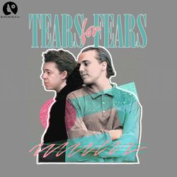 80s Retro Tears For Fears Design PNG, Digital Download