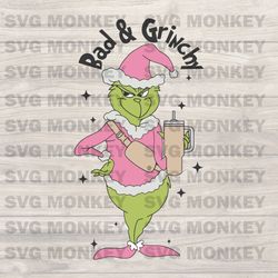 Grinchmas Bad And Grinchy Stanley Tumbler SVG Cricut File SVG EPS DXF PNg