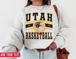 Utah Jaz, Vintage Utah Basketball Sweatshirt T-Shirt, Jazz Sweater, Jazz T-Shirt, Vintage Basketball Fan Shirt, Retro Ut