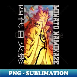 Minato Namikaze - Artistic Sublimation Digital File - Bold & Eye-catching